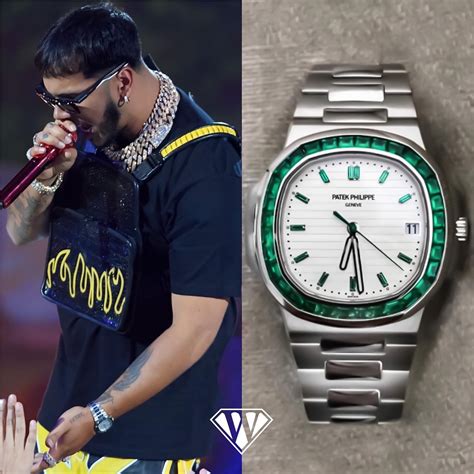 anuel patek philippe emerald